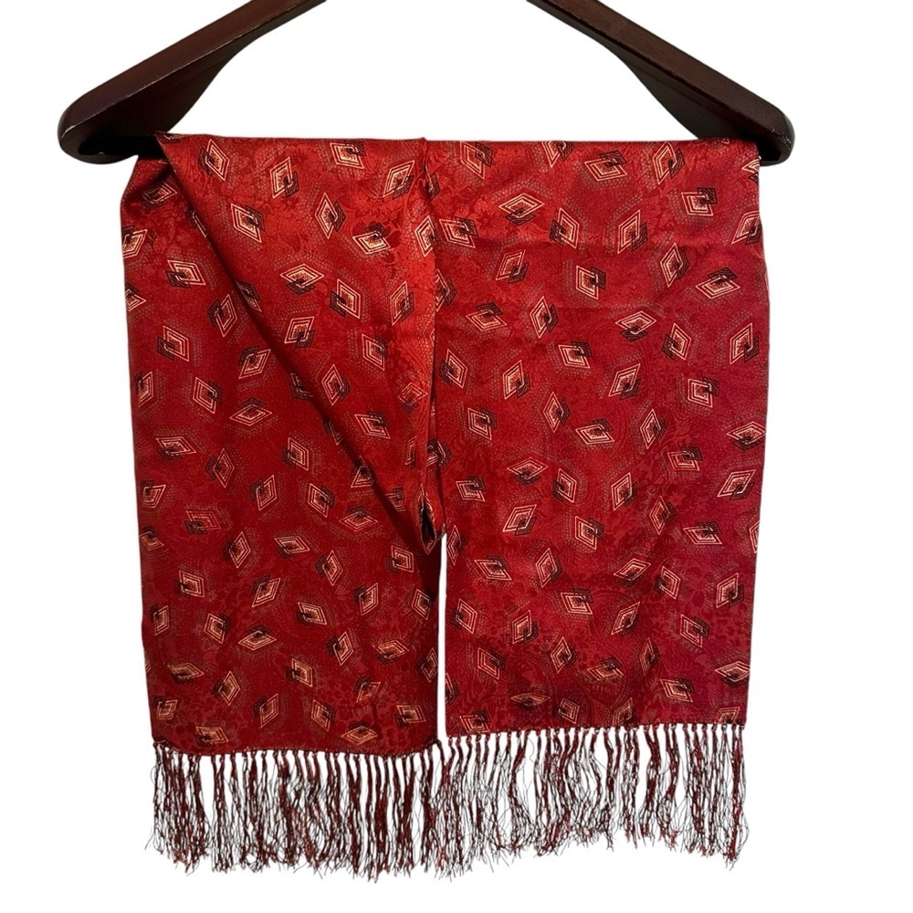 Silk Fringe Scarf